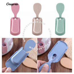 Wall Mount Tablespoon Rice Scoop Fork Spoon Holder Sucker Household Kitchen Tool