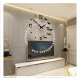 (Ready Stock) New Modern Wall Clock Living Room DIY 3D Home Decoration Mirror Art Design