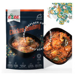 Ezeefood Chicken Rendang - Rendang Ayam 180g Meals Ready To Eat MRTE / RTE Travel Instant Food