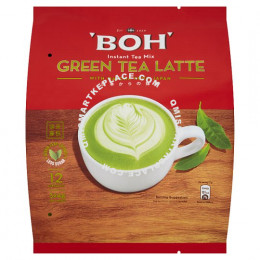 BOH Green Tea Latte Instant Tea Mix 12 Stick Packs x 27g (324g)