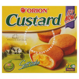 Orion Custard Soft Cake 12 Packs 276g