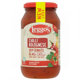 Leggo's Chilli Bolognese with Tomato & Hot Chilli Pasta Sauce 500g