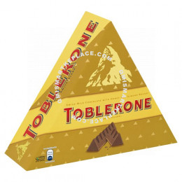 Toblerone Swiss Milk Chocolate with Honey and Almond Nougat 8 Bars x 35g (280g)