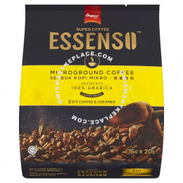 Super Coffee Essenso Microground Coffee 2 in 1 Coffee & Creamer Coffee Beans 20 x 16g (320g)