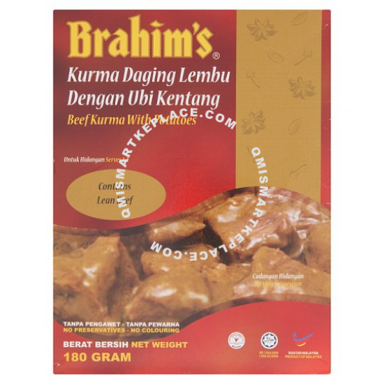 Brahim's Beef Kurma with Potatoes 180g