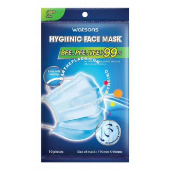 WATSONS Hygienic Face Mask Adult 10s