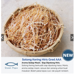 Ocean Papa Sotong Kering Hiris / Bihun Gred AAA (80g) / Sliced Dried Squid