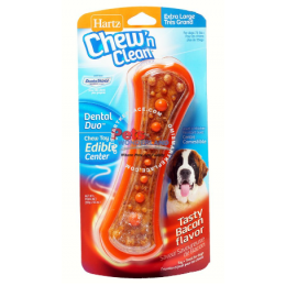 Hartz Chew 'N Clean Dental Duo Extra Large Dog Toy