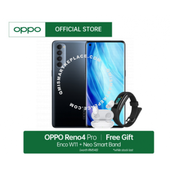 OPPO Reno4 PRO Smartphone | 8GB RAM+256GB ROM | Clearly The Best You | Snapdragon 720G 2.3 GHz