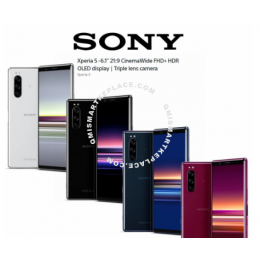 ❤Ready Stock❤ Sony Xperia 5 Smartphone with CinemaWide FHD+ HDR OLED Display (128GB + 6GB RAM) [Free Phone Case + Tempered Glass]