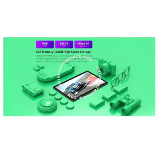 Teclast M40 Tablets Android 10.0 Tablet PC 6GB RAM 128GB ROM 10.1 inch 8MP Dual Camera Dual 4G Phone Call Bluetooth 5.0 UNISOC