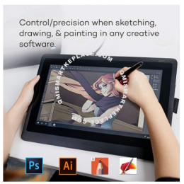 Wacom Cintiq 16 Creative Drawing Pen Tablet (DTK-1660/K1-CX)