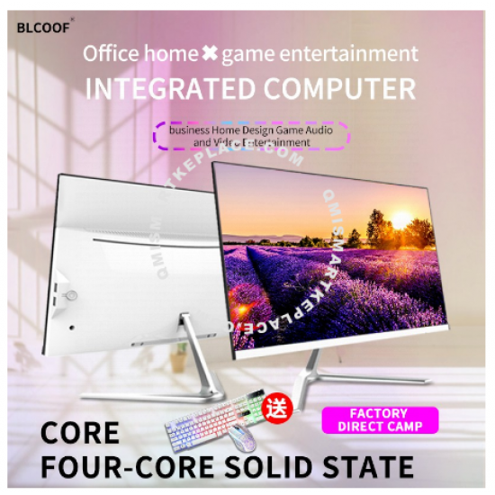 19 "ultra-thin core i3 all-in-one computer game office home Desktop PC desktop mainframe complete set Desktop PC built in wifi all in one pc