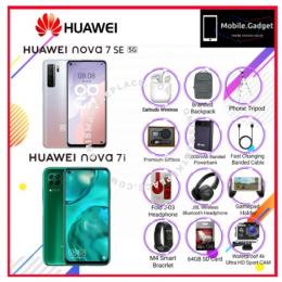 Huawei Nova 7i/7 SE | 8GB RAM 128GB ROM | Kirin 810/Kirin 820 | 40w Super Fast Charge