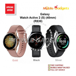 Samsung Galaxy Watch Active 2 Wifi Version *R820 (44mm) *R830 (40mm) Stainless Steel* Smartwatch