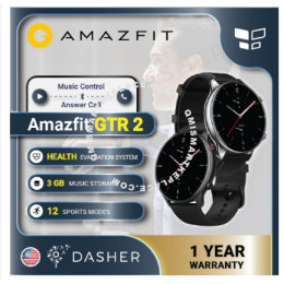 [Global] Amazfit GTR 2 Smart Watch Sport & Classic Edition 1.39-inch AMOLED screen covered in 3D glass