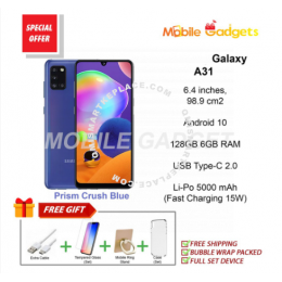 (READY STOCK & FREE SHIPPING) Samsung Galaxy A31 (6GB+128GB) Smartphone