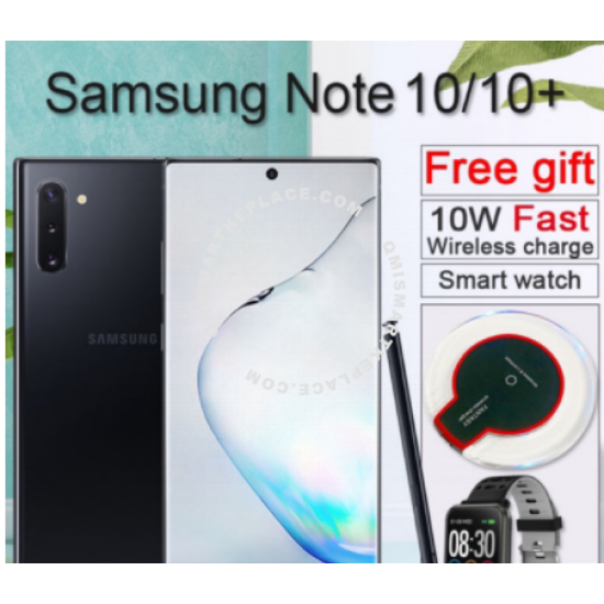 Samsung Note 10 / note 10 + / Note 10+ 5G 8GB/256GB Cell Phone in Sealed Box one year Warranty