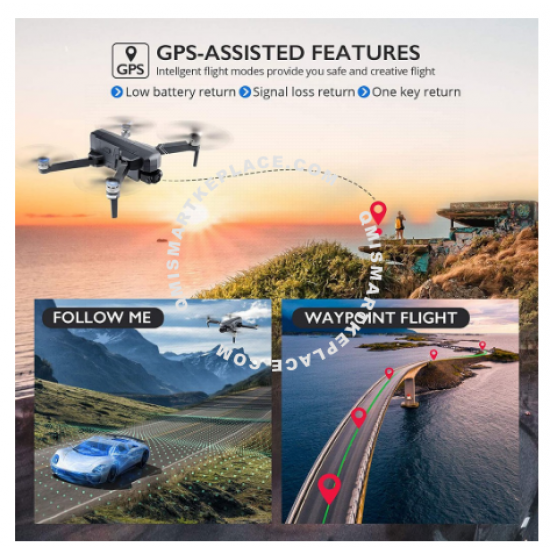 Original SJRC F11 4K PRO GPS Drone Gimbal Camera Drone Brushless Aerial Photography WIFI FPV GPS Foldable Mini RC Quadcopte
