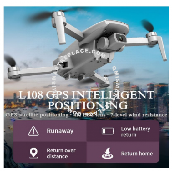 【L108】GPS Drone 4K FPV Profesional HD Camera RC Folding Quadcopter Brushless Motor Drone 28mins Flight Time
