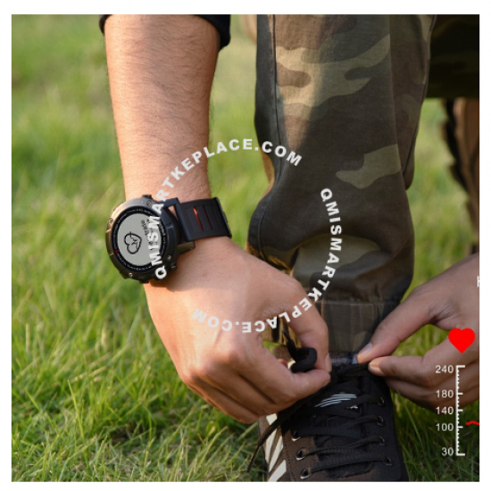 Aolon DM18plus GPS Positioning Compass Watch Outdoor Sport Heart Rate Monitor Waterproof IP68 Smartwatch