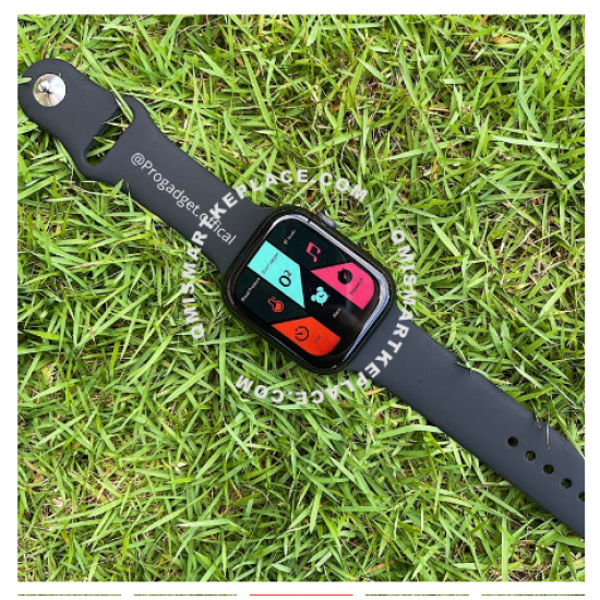 Apple Watch S7 Pro Max 1:1 Premium Full Screen Smart Watch (Bluetooth Call & Customize Wallpaper)