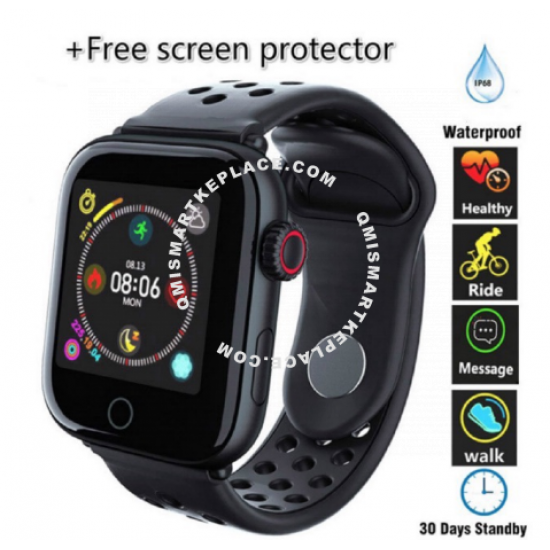 Waterproof Blood Pressure Oxygen Heart Rate Monitor Smart Watch PK iWatch