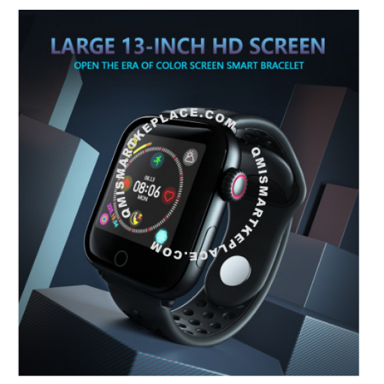 Waterproof Blood Pressure Oxygen Heart Rate Monitor Smart Watch PK iWatch