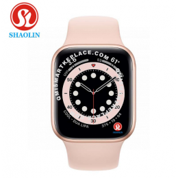 SHAOLIN Original Smart Watch Series 6 SmartWatch for apple Watch iPhone Android phone heart rate monitor pedometor (Red